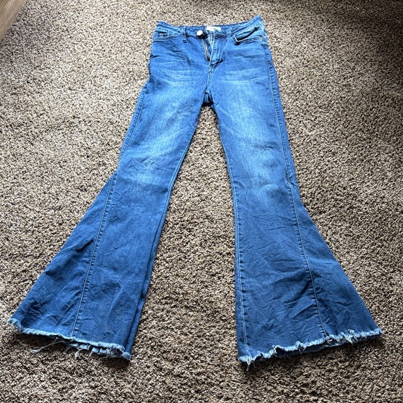 Ymi Jeans Denim - Stylish Blue Flare Jeans